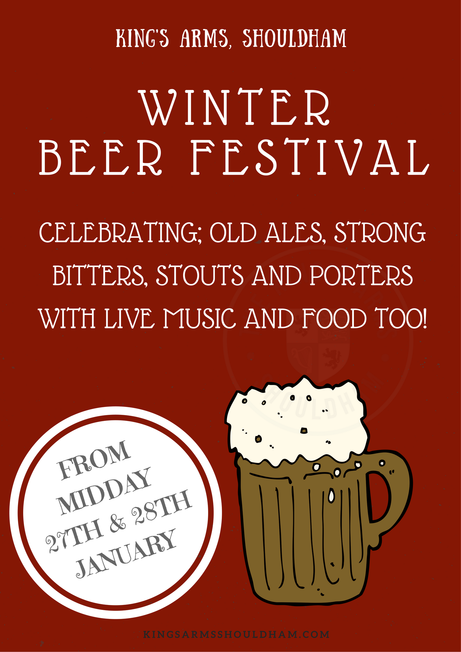Winter Beer Festival Kings Arms Shouldham
